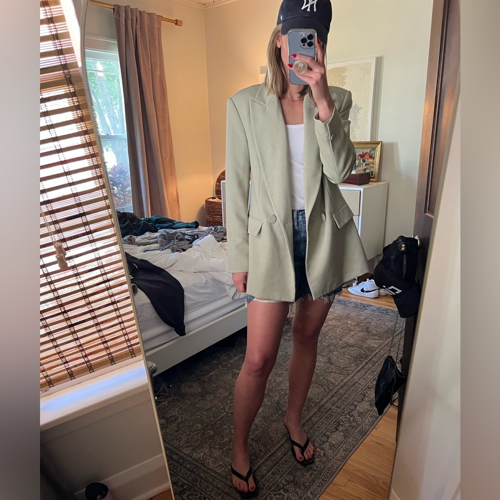 Zara blazer in green